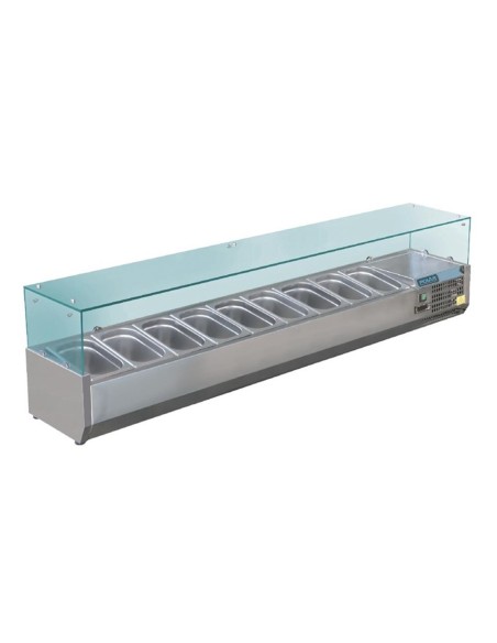 Saladette réfrigérée 9 bacs GN 1/3 Polar Série G - 3