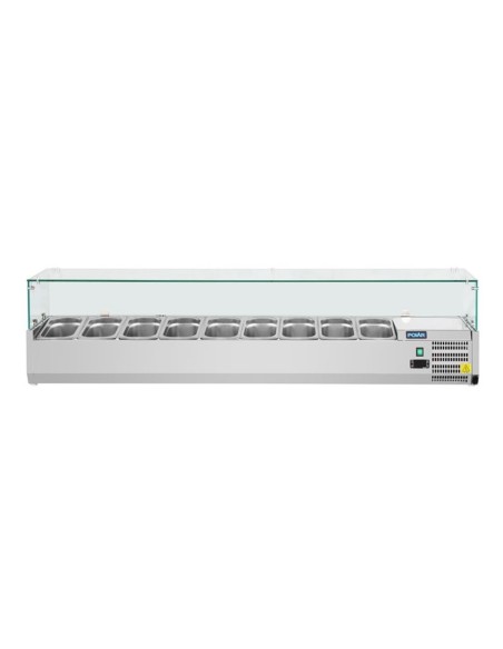 Saladette réfrigérée 9 bacs GN 1/3 Polar Série G - 4