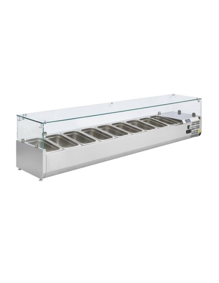 Saladette réfrigérée 9 bacs GN 1/3 Polar Série G - 5