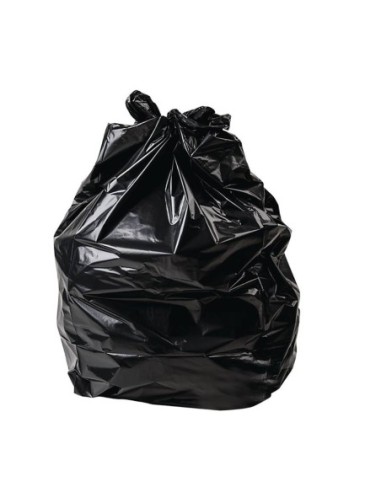 Petits sacs poubelle noirs Jantex 25L x500 - 1