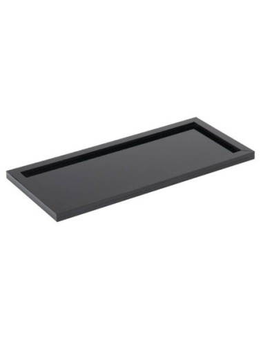 Présentoir de salle de bain noir - 1