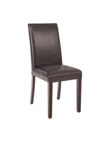 Chaises en simili cuir Bolero - deux couleurs - 1
