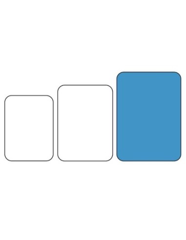 Plateau self-service Olympia Kristallon blanc 450 x 350mm - 1