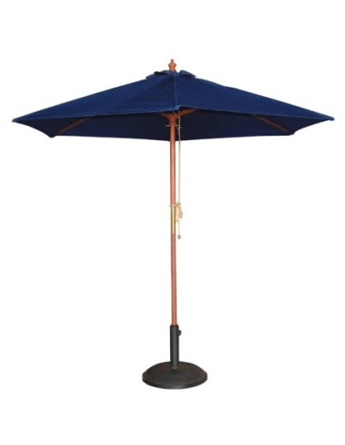 Parasol rond Bolero 3m bleu marine - 1