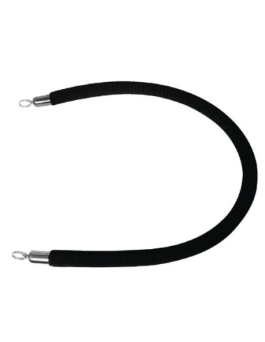 Cordon d accueil noir Bolero 2,5m - 1