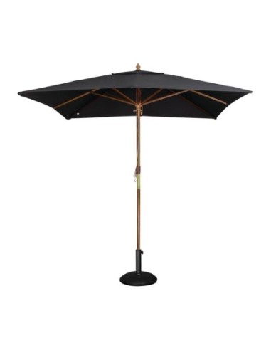 Parasol carré Bolero 2,5m noir - 1
