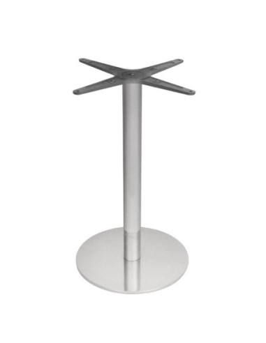 Pied de table rond en acier inoxydable Bolero - 1