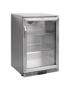 Arrière-bar une porte pivotante Polar Série G inox 138L - 1