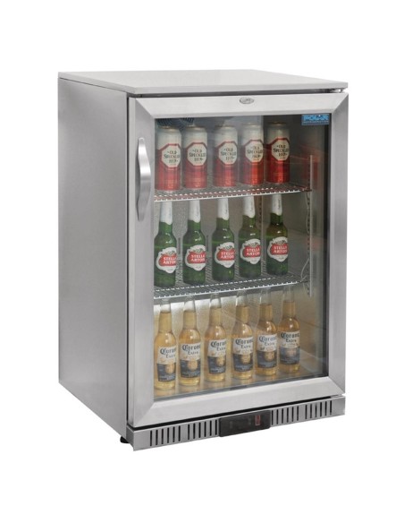 Arrière-bar une porte pivotante Polar Série G inox 138L - 4