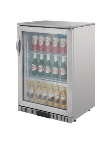 Arrière-bar une porte pivotante Polar Série G inox 138L - 5