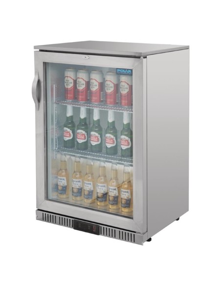 Arrière-bar une porte pivotante Polar Série G inox 138L - 5
