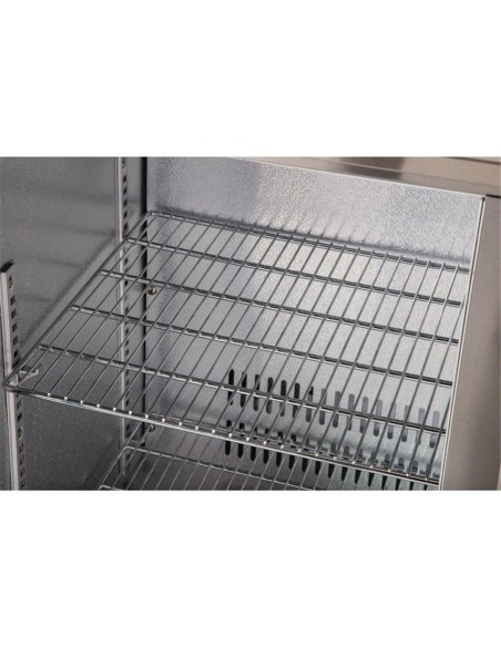Arrière-bar trois portes pivotantes Polar Série G inox 330L - 4