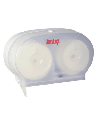 Double distributeur de papier hygiénique sans mandrin Jantex - 1