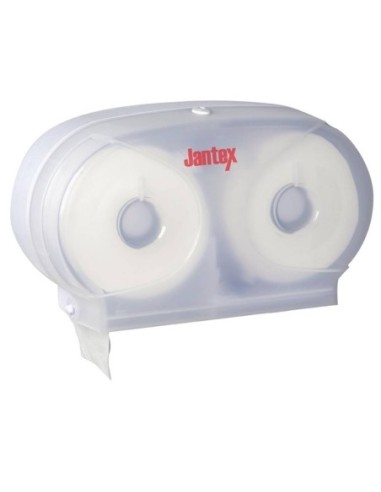 Micro distributeur double de papier hygiénique Jantex - 1