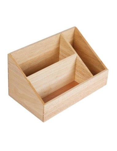 Présentoir nécessaire boissons chaudes en bois Olympia - 1