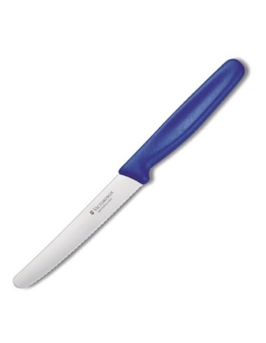 Couteau à tomate denté Victorinox bleu 11cm - 1
