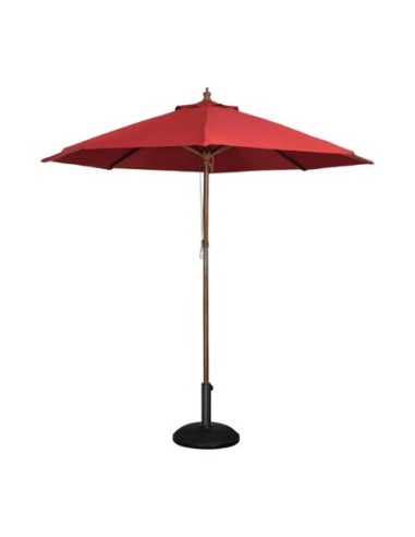 Parasol rond Bolero 2,5m rouge - 1