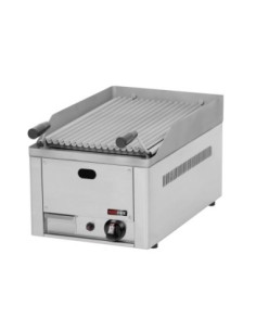 Grill pierre de lave professionnel simple à gaz - 1
