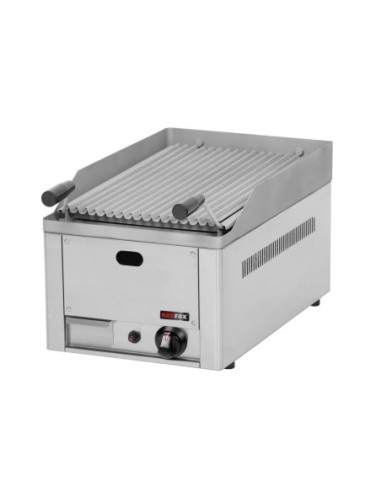 Grill pierre de lave professionnel simple à gaz - 1