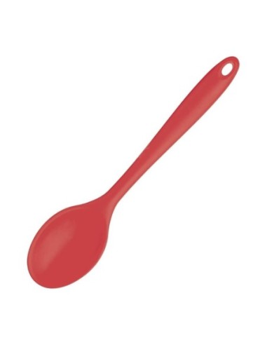 Cuillère rouge en silicone 270mm - 1