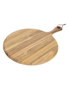 Planche en acacia ronde Olympia 330mm - 1