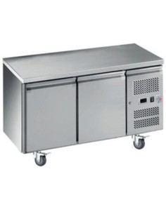 Table desserte positive centrale GN 1/1 profondeur 700 - 2 portes - 1
