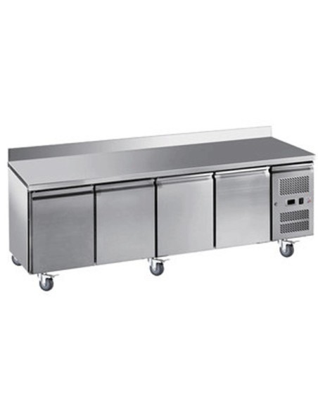 Table desserte positive adossée GN 1/1 profondeur 700 - 4 portes - 1