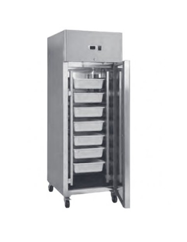 Armoire à poissons réfrigérée positive inox - 600L - 1