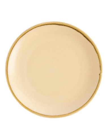 Assiette plate ronde couleur sable Olympia Kiln 280mm - lot de 4 - 1