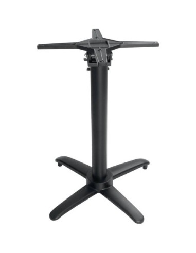 Pied de table basculant en aluminium noir Bolero - 1