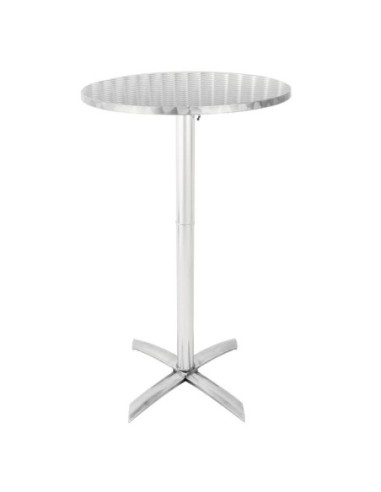 Mange-debout inox plateau basculant Bolero 600mm - 1