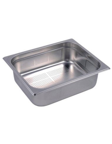 Bac inox perforé GN1/2 Gastro M 100mm - 1