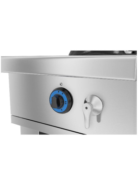 Wok à gaz 1 brûleur + robinet eau - 14 kW - 3