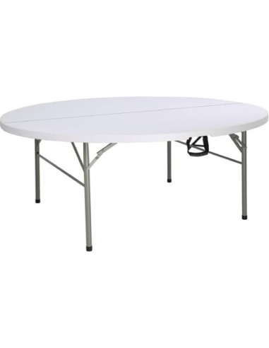 Table ronde pliante par le centre Bolero 1,8m - 1