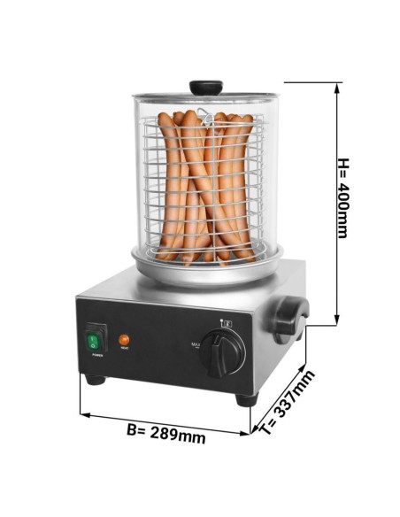 Appareil chauffe-saucisses électrique simple - 2