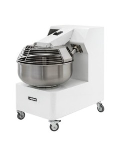 Pétrin à axe oblique pizza et pain - Tête fixe + Cuve non amovible - 35L - 1