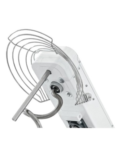 Pétrin à spirale pizza et pain - Tête relevable + Cuve amovible - 22L - 2