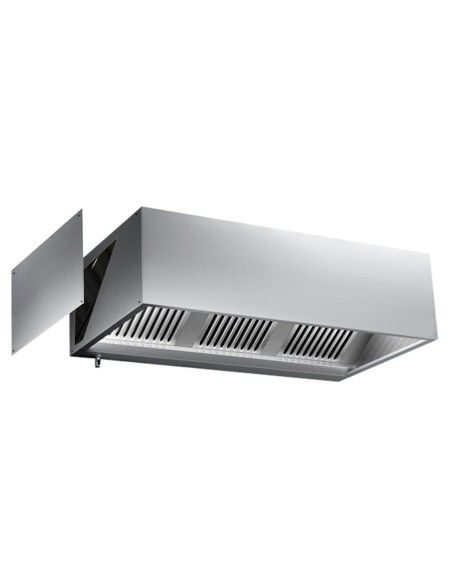 Hottes caisson inox statiques sans moteur - Profondeur 1100 mm - 4