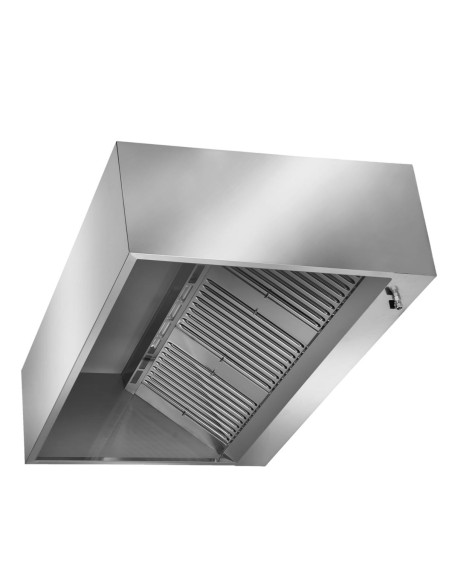 Hottes caisson inox statiques sans moteur - Profondeur 1100 mm - 5