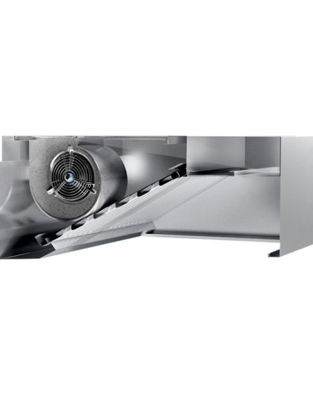 Hottes caisson inox dynamiques avec moteur et régulateur - Profondeur 1400 mm - 2