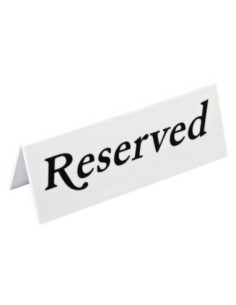 Chevalets de table en plastique Olympia réservé (lot de 10)" - 1