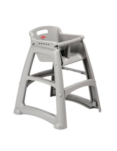 Chaise haute empilable platine Rubbermaid - 1