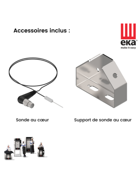 Four mixte électrique écran tactile - 10 GN 1/1 & EN 60x40 | EKA - MKF1016TS - 4