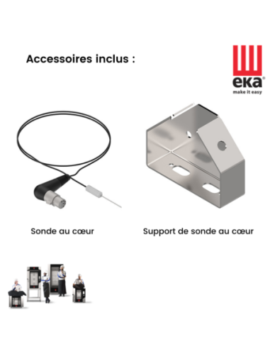 Four mixte électrique écran tactile - 4 GN 1/1 & EN 60x40 | EKA - MKF416TS - 3