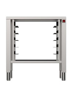 Table avec support inox pour fours 6 et 10 plaques GN 2/1 - 1