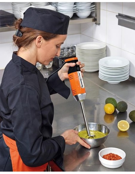 Mixeur plongeant sans fil Dynamix V2 190 2 vitesses - Orange - 2
