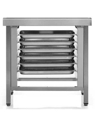 Support avec glissières 60x40 pour fours Mychef Bake 4 et 6 - 1