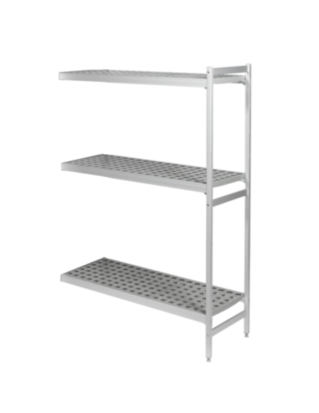 Rayonnage modulaire d'angle polymère 6611 L 2349 mm - Fermod - 1