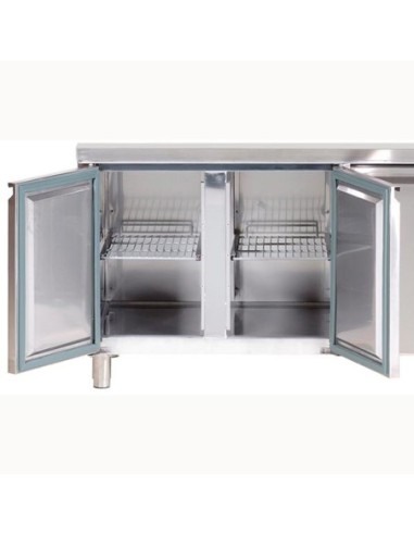 Tour pâtissier réfrigéré 3 portes et plan en inox - P800 mm L2G - 3