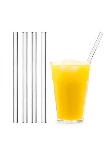 Pailles en verre réutilisables x 20 - 1